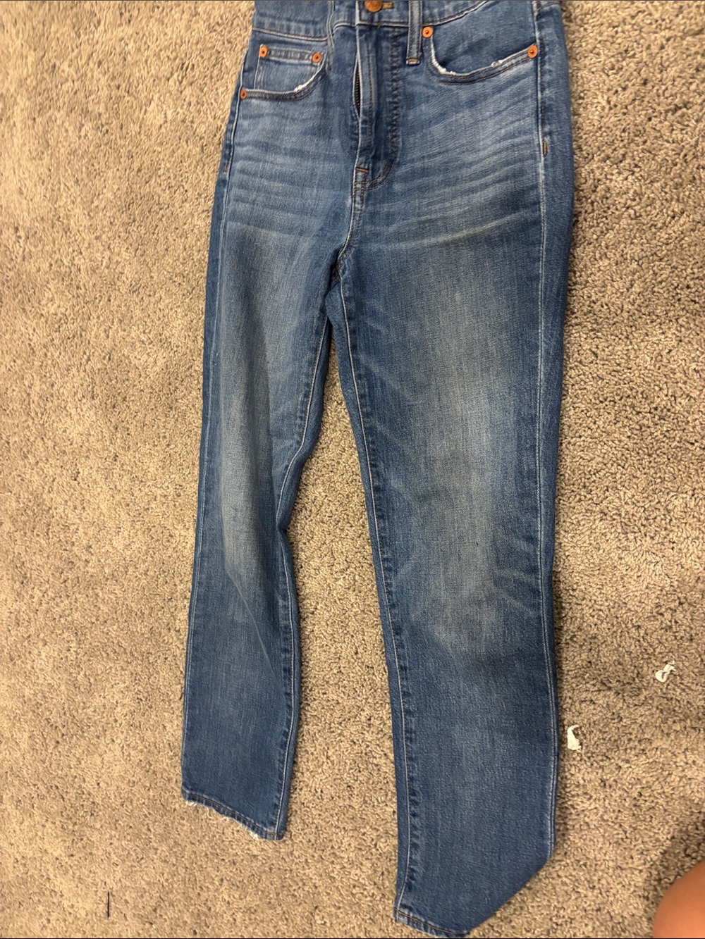Madewell Classic Straight-Leg Denim Jeans - Blue Wash